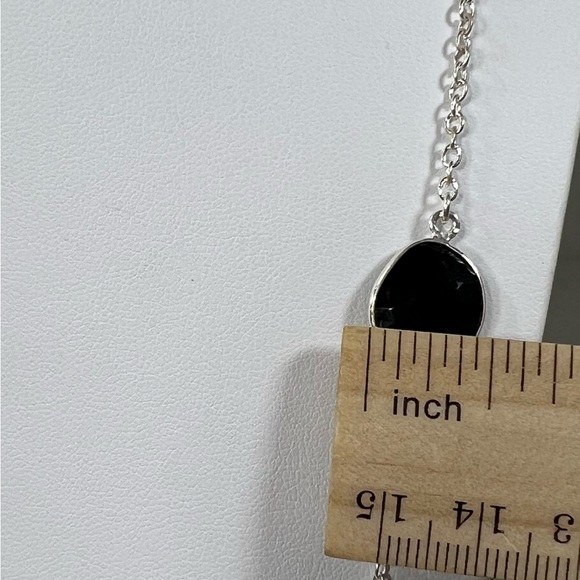 Natural Blue Chalcedony Crab 925 Pendant & Multi Stone Delicate Necklace 36” - Picture 9 of 13